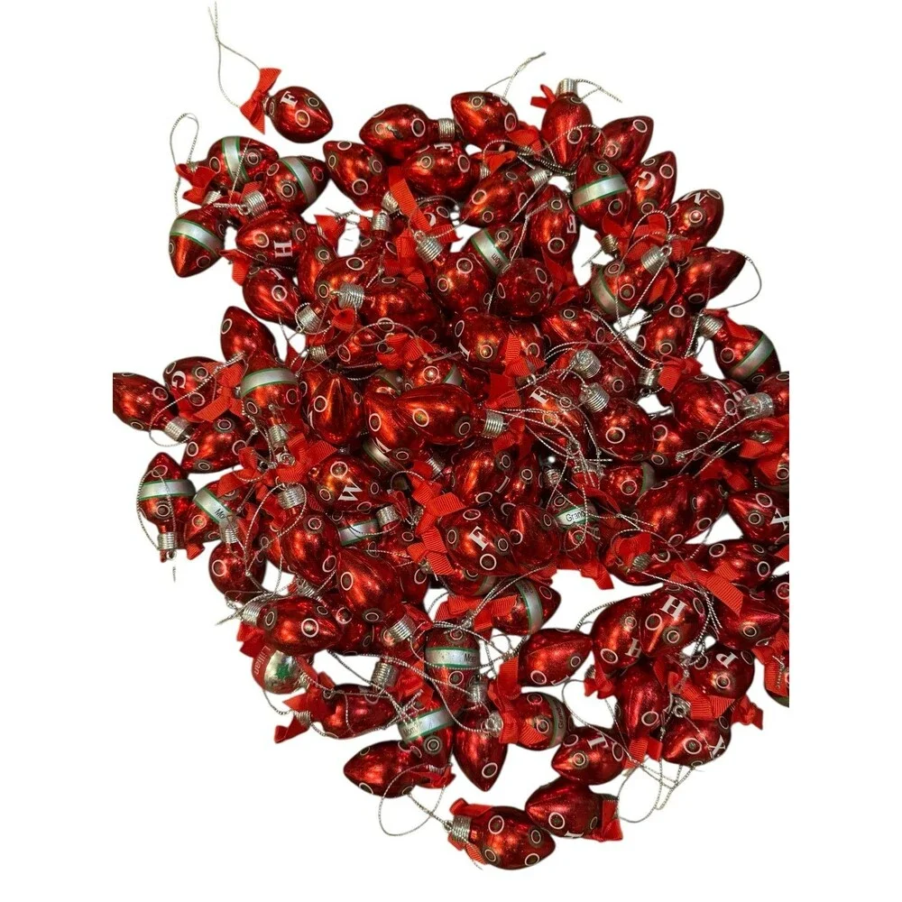 Wholesale lot of about 75-100 Ganz initial Christmas ornaments